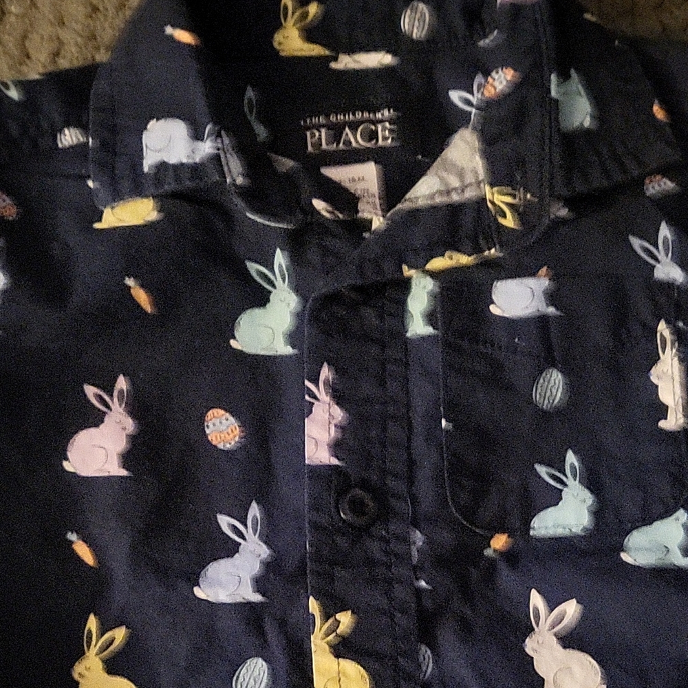The Children's Place Multicolor Bunny Print Kids Shirt